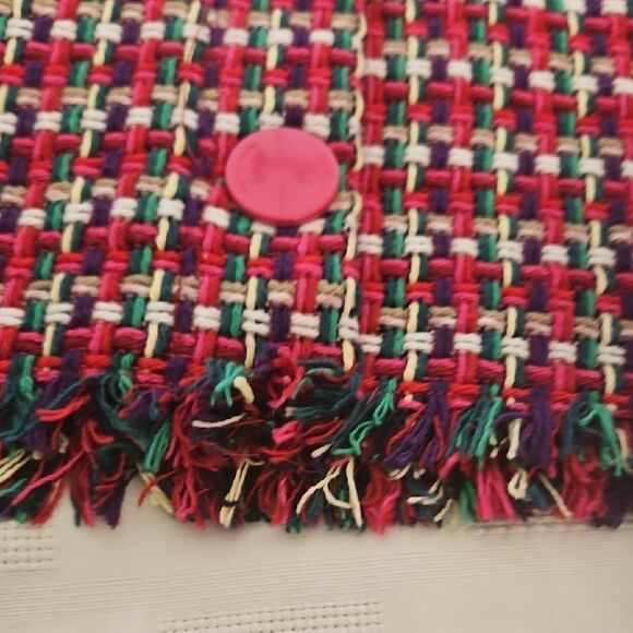 Zara Red and White Embellished Pencil Mini Skirt - Picture 15 of 16